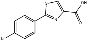 2-(4-BROMO-PHENYL)-THIAZOLE-4-CARBOXYLIC ACID Structure