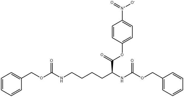 Z-LYS(Z)-ONP 구조식 이미지