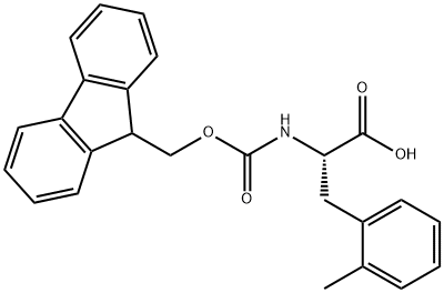 FMOC-L-2-Methylphe  구조식 이미지