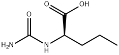 D-Norvaline, N-(aminocarbonyl)- (9CI) Structure