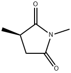 2,5-Pyrrolidinedione,1,3-dimethyl-,(3R)-(9CI) Structure