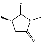 2,5-피롤리딘디온,1,3-디메틸-,(3S)-(9CI) 구조식 이미지