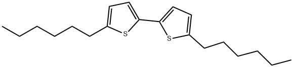 5,5'-DIHEXYL-2,2'-BITHIOPHENE Structure