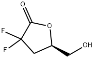 2(3H)-Furanone,3,3-difluorodihydro-5-(hydroxymethyl)-,(5R)-(9CI) 구조식 이미지