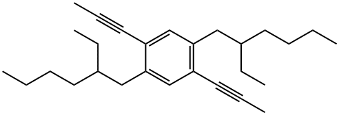 1 4-BIS(2-ETHYLHEXYL)-2 5-DI-1-PROPYNYL& 구조식 이미지