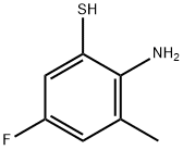 벤젠티올,2-아미노-5-플루오로-3-메틸-(9CI) 구조식 이미지