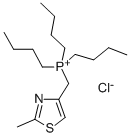 TRI-N-BUTYL[(2-METHYL-1,3-THIAZOL-4-YL)METHYL]PHOSPHONIUM CHLORIDE Structure