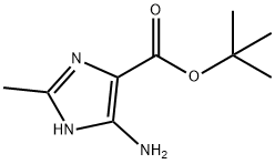 1H-Imidazole-4-carboxylicacid,5-amino-2-methyl-,1,1-dimethylethylester Structure