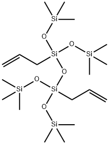 1,3-DIALLYLTETRAKIS(TRIMETHYLSILOXY)DISILOXANE Structure