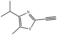 Thiazole, 2-ethynyl-5-methyl-4-(1-methylethyl)- (9CI) Structure