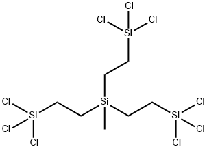 TRIS(TRICHLOROSILYLETHYL)METHYLSILANE 구조식 이미지