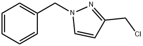 1-BENZYL-3-(CHLOROMETHYL)-1H-PYRAZOLE Structure