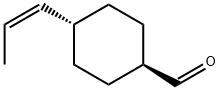 Cyclohexanecarboxaldehyde, 4-(1Z)-1-propenyl-, trans- (9CI) Structure