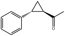 Ethanone, 1-[(1R,2R)-2-phenylcyclopropyl]- (9CI) 구조식 이미지