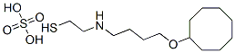 2-[4-(Cyclooctyloxy)butyl]aminoethanethiol sulfate Structure