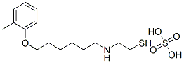 2-[6-(o-톨릴옥시)헥실]아미노에탄티올설페이트 구조식 이미지