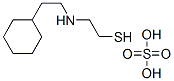 2-(2-Cyclohexylethyl)aminoethanethiol sulfate Structure