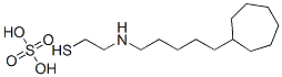 2-(5-Cycloheptylpentyl)aminoethanethiol sulfate Structure