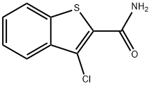 3-CHLOROBENZO[B]THIOPHENE-2-CARBOXAMIDE 구조식 이미지