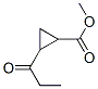 시클로프로판카르복실산,2-(1-옥소프로필)-,메틸에스테르(9CI) 구조식 이미지