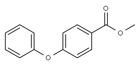 4-Phenoxybenzoic acid methyl ester Structure