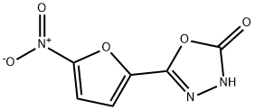 5-(5-NITRO-2-FURYL)-1,3,4-OXADIAZOL-2-ONE 구조식 이미지
