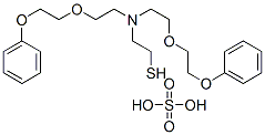 2-[Bis[2-(2-phenoxyethoxy)ethyl]amino]ethanethiol sulfate Structure