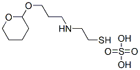 2-[3-(Tetrahydro-2H-pyran-2-yloxy)propyl]aminoethanethiol sulfate Structure