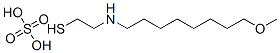 2-(8-Methoxyoctyl)aminoethanethiol sulfate Structure