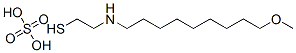 2-(9-Methoxynonyl)aminoethanethiol sulfate Structure