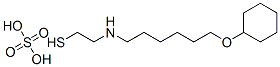 2-[[6-(Cyclohexyloxy)hexyl]amino]ethanethiol sulfate Structure