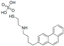 2-[4-(2-Phenanthryl)butyl]aminoethanethiol sulfate Structure