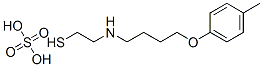 2-[4-(p-톨릴옥시)부틸]아미노에탄티올설페이트 구조식 이미지