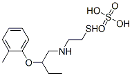 2-[2-(o-톨릴옥시)부틸]아미노에탄티올설페이트 구조식 이미지