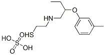 2-[2-(m-Tolyloxy)butyl]aminoethanethiol sulfate Structure