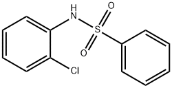 N-(2-chlorophenyl)benzenesulfonamide 구조식 이미지