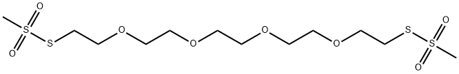 3,6,9,12-TETRAOXATETRADECANE-1,14-DIYL-BIS-METHANETHIOSULFONATE Structure