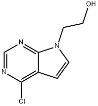 2-(4-CHLORO-7H-PYRROLO[2,3-D]PYRIMIDIN-7-YL)ETHANOL Structure