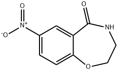 7-Nitro-3,4-dihydro-1,4-benzoxazepin-5(2H)-one Structure