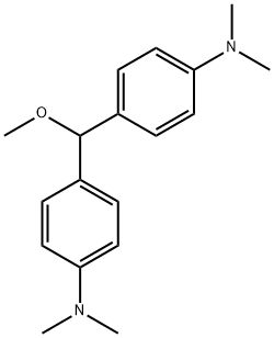 4,4'-(메톡시메틸렌)비스(N,N-디메틸벤젠아민) 구조식 이미지