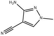 1-METHYL-3-AMINO-4-CYANOPYRAZOLE Structure