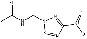 아세트아미드,N-[(5-니트로-2H-테트라졸-2-일)메틸]- 구조식 이미지