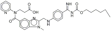 Desethyl Dabigatran Etexilate Structure