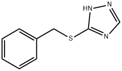 1H-1,2,4-Triazole, 3-[(phenylmethyl)thio]- Structure