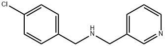 (4-CHLORO-BENZYL)-PYRIDIN-3-YLMETHYL-AMINE 구조식 이미지