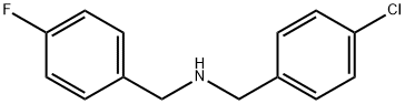 N-(4-Chlorobenzyl)-4-fluorobenzylaMine, 97% Structure