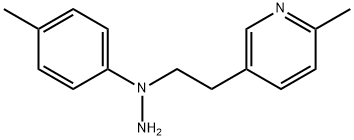 2-메틸-5-(2-(1-p-톨릴하이드라지닐)에틸)피리딘 구조식 이미지