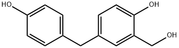 4,4'-dihydroxy-3-(hydroxymethyl)diphenylmethane Structure