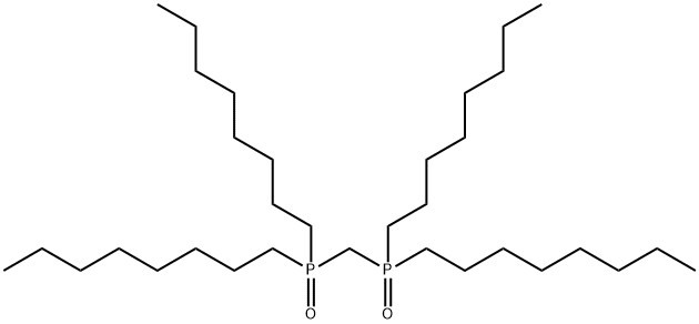 메틸렌비스(디옥틸포스핀)옥사이드 구조식 이미지