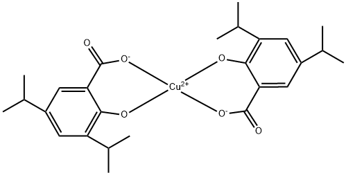 COPPER BIS-3,5-DIISOPROPYLSALICYLATE 구조식 이미지